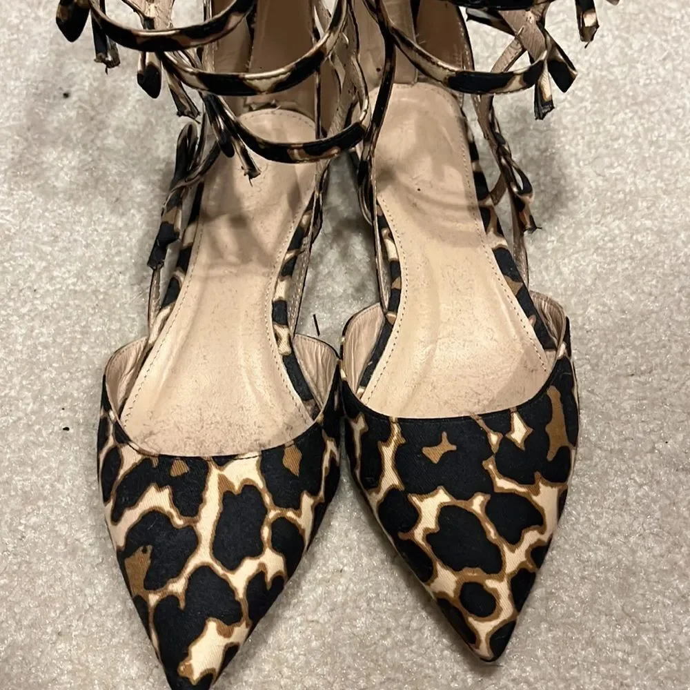 Jcrew leopard flats